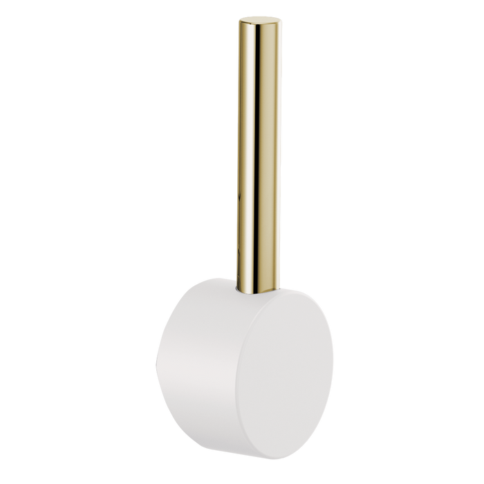 Brizo Odin HLB175 Bar Faucet Metal Lever Handle Kit, matte white polished nickel