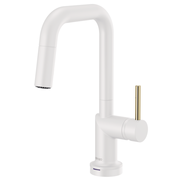 Brizo Odin HLB175 Bar Faucet Metal Lever Handle Kit, matte white polished nickel - view 3