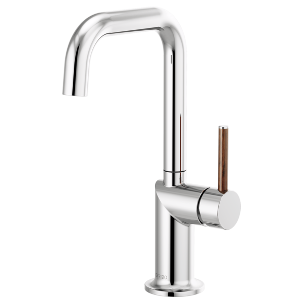 Brizo Odin HLB177 Bar Faucet Wood Lever Handle Kit, chrome wood - view 2