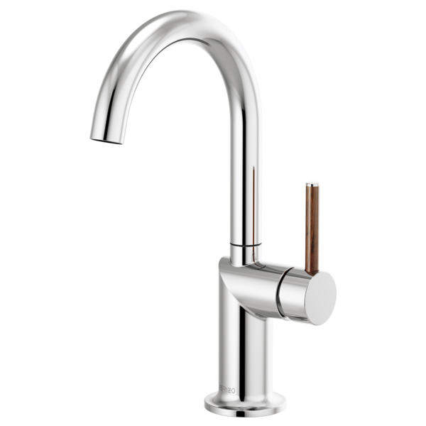 Brizo Odin HLB177 Bar Faucet Wood Lever Handle Kit, chrome wood - view 3