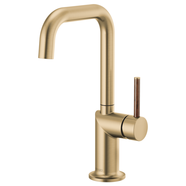 Brizo Odin HLB177 Bar Faucet Wood Lever Handle Kit, luxe gold wood - view 3
