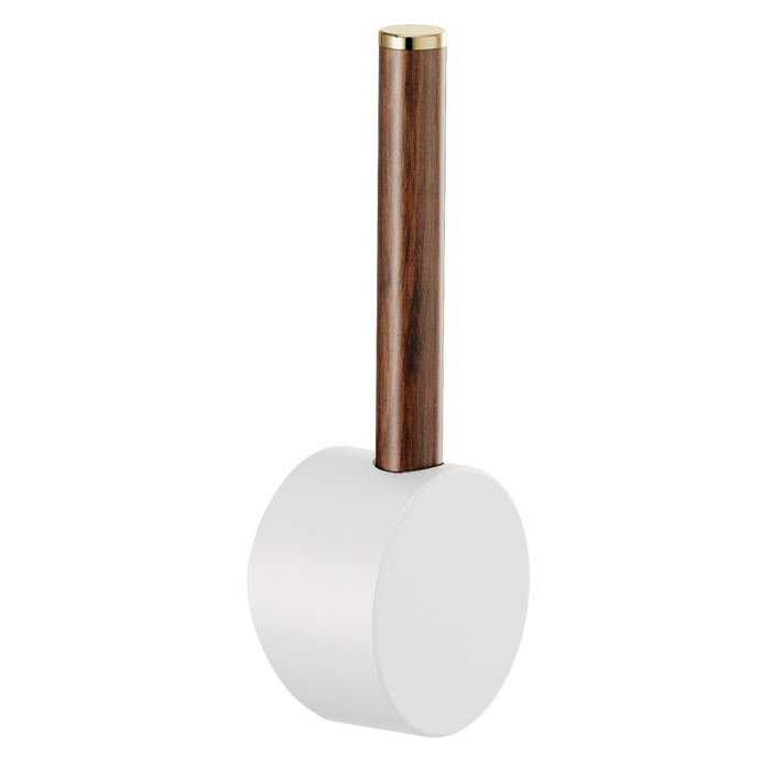 Brizo Odin HLB177 Bar Faucet Wood Lever Handle Kit, matte white wood
