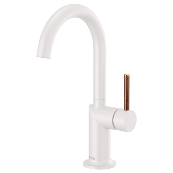 Brizo Odin HLB177 Bar Faucet Wood Lever Handle Kit, matte white wood - view 4