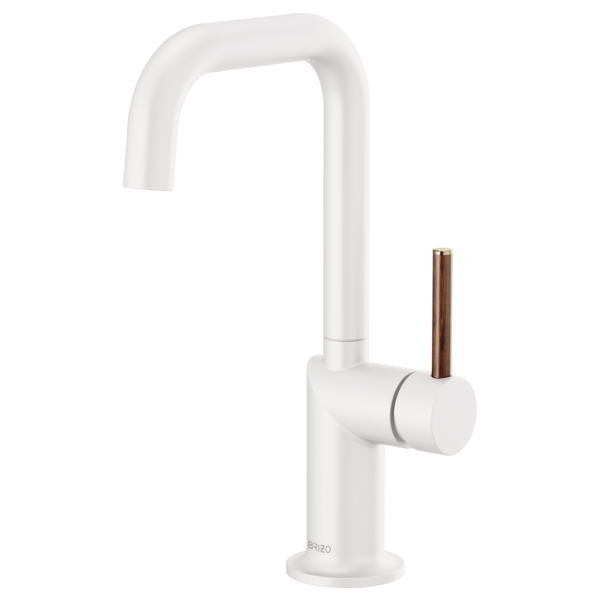 Brizo Odin HLB177 Bar Faucet Wood Lever Handle Kit, matte white wood - view 5