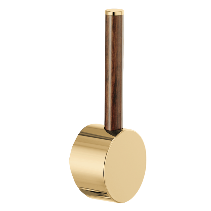 Brizo Odin HLB177 Bar Faucet Wood Lever Handle Kit, polished gold wood