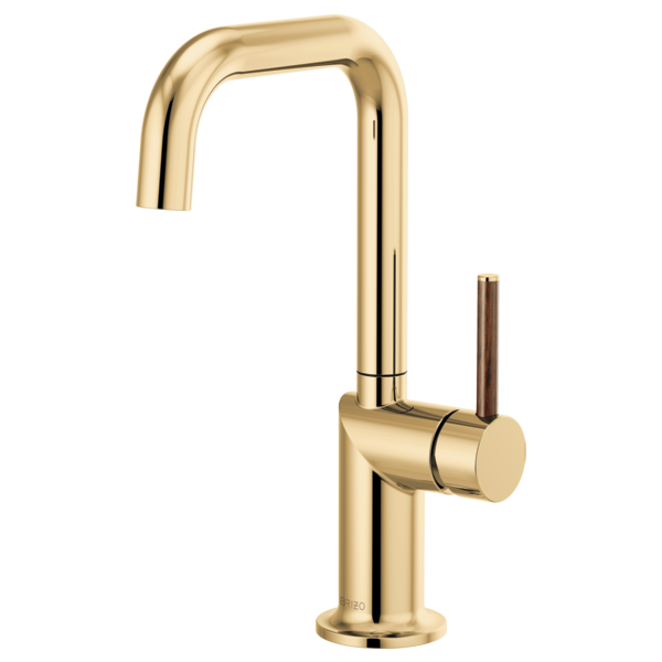 Brizo Odin HLB177 Bar Faucet Wood Lever Handle Kit, polished gold wood - view 3