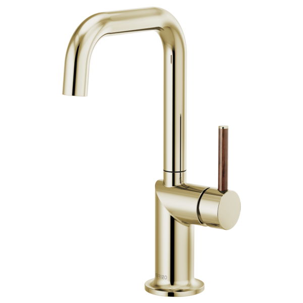 Brizo Odin HLB177 Bar Faucet Wood Lever Handle Kit, polished nickel wood - view 3
