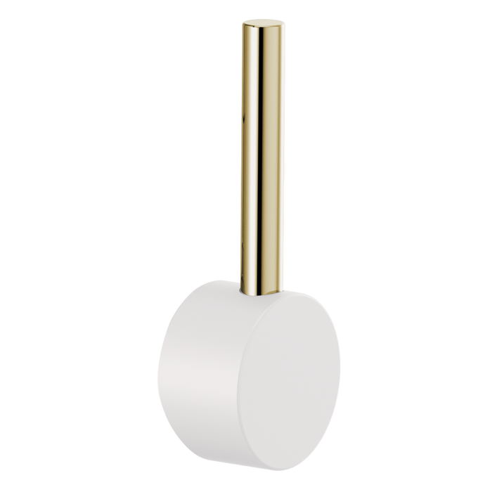 Brizo Odin HLK175 Pull-Down Faucet Metal Lever Handle Kit, matte white polished nickel