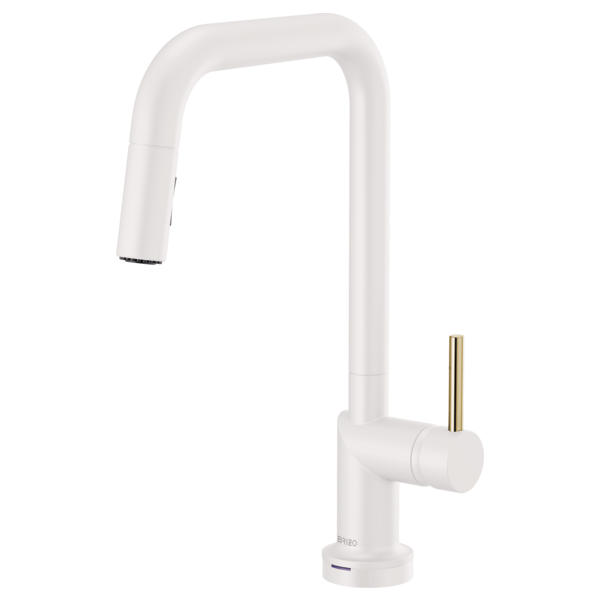 Brizo Odin HLK175 Pull-Down Faucet Metal Lever Handle Kit, matte white polished nickel - view 2