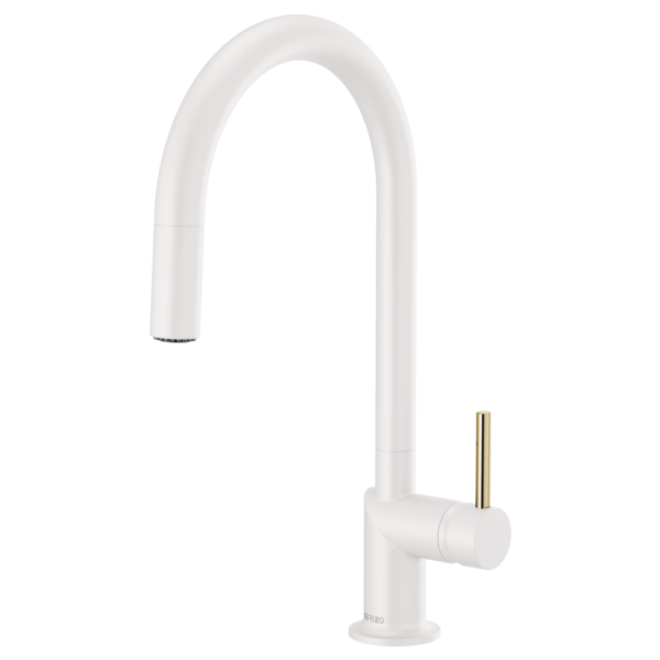 Brizo Odin HLK175 Pull-Down Faucet Metal Lever Handle Kit, matte white polished nickel - view 3