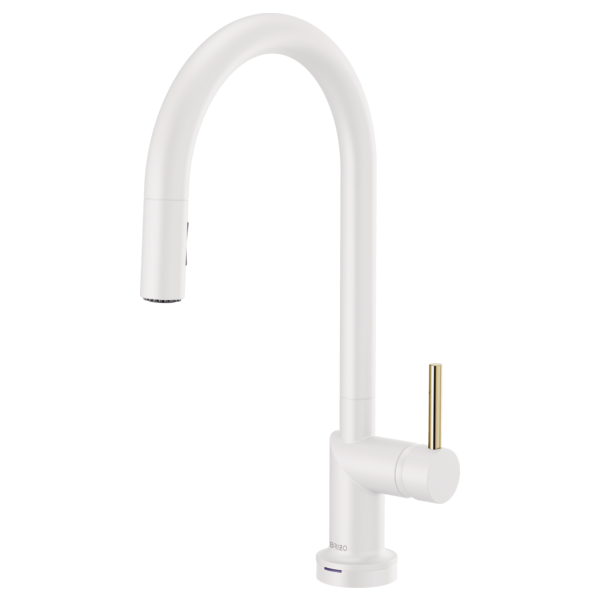 Brizo Odin HLK175 Pull-Down Faucet Metal Lever Handle Kit, matte white polished nickel - view 4