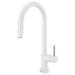 Brizo Odin HLK175 Pull-Down Faucet Metal Lever Handle Kit, matte white polished nickel - view 4