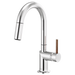 Brizo Odin HLK177 Pull-Down Faucet Wood Lever Handle Kit, chrome wood - view 2