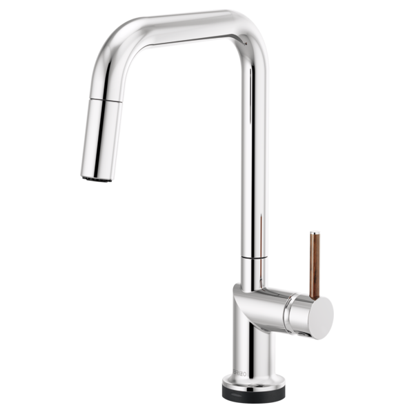 Brizo Odin HLK177 Pull-Down Faucet Wood Lever Handle Kit, chrome wood - view 5