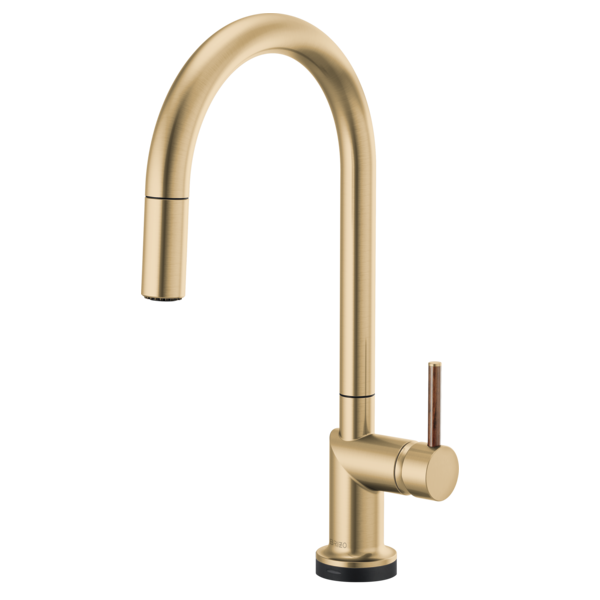 Brizo Odin HLK177 Pull-Down Faucet Wood Lever Handle Kit, luxe gold wood - view 2