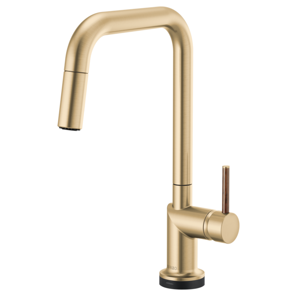 Brizo Odin HLK177 Pull-Down Faucet Wood Lever Handle Kit, luxe gold wood - view 3