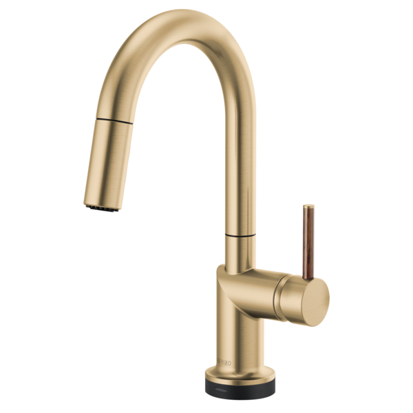 Brizo Odin HLK177 Pull-Down Faucet Wood Lever Handle Kit, luxe gold wood - view 4