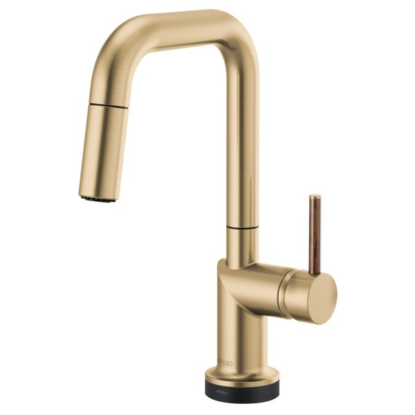 Brizo Odin HLK177 Pull-Down Faucet Wood Lever Handle Kit, luxe gold wood - view 5