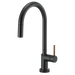 Brizo Odin HLK177 Pull-Down Faucet Wood Lever Handle Kit, matte black wood - view 2
