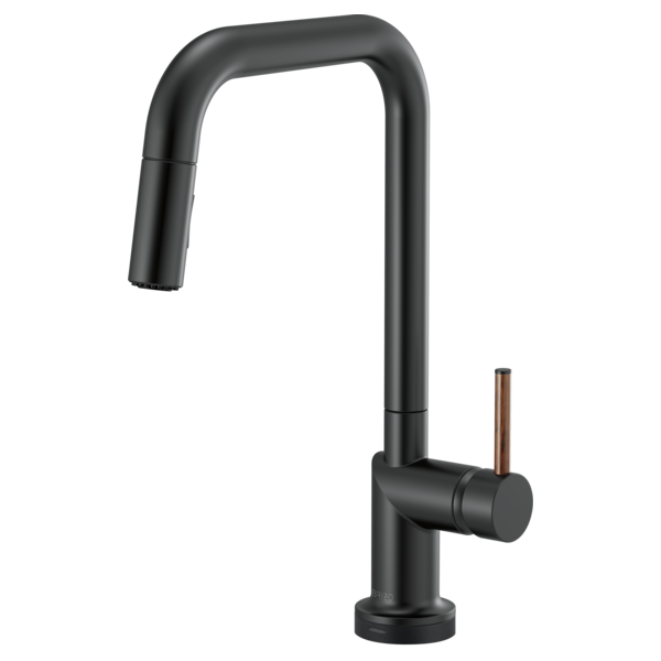 Brizo Odin HLK177 Pull-Down Faucet Wood Lever Handle Kit, matte black wood - view 3