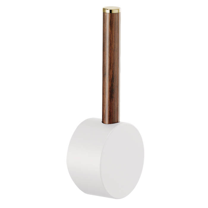 Brizo Odin HLK177 Pull-Down Faucet Wood Lever Handle Kit, matte white wood