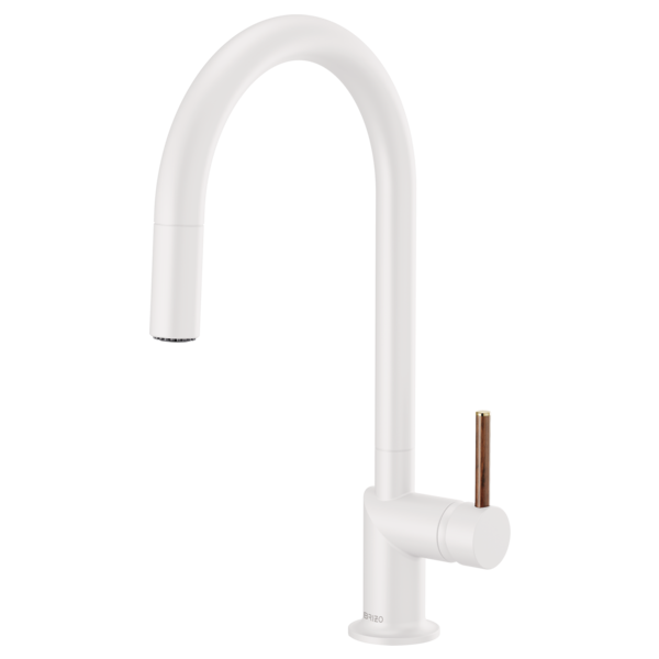 Brizo Odin HLK177 Pull-Down Faucet Wood Lever Handle Kit, matte white wood - view 3