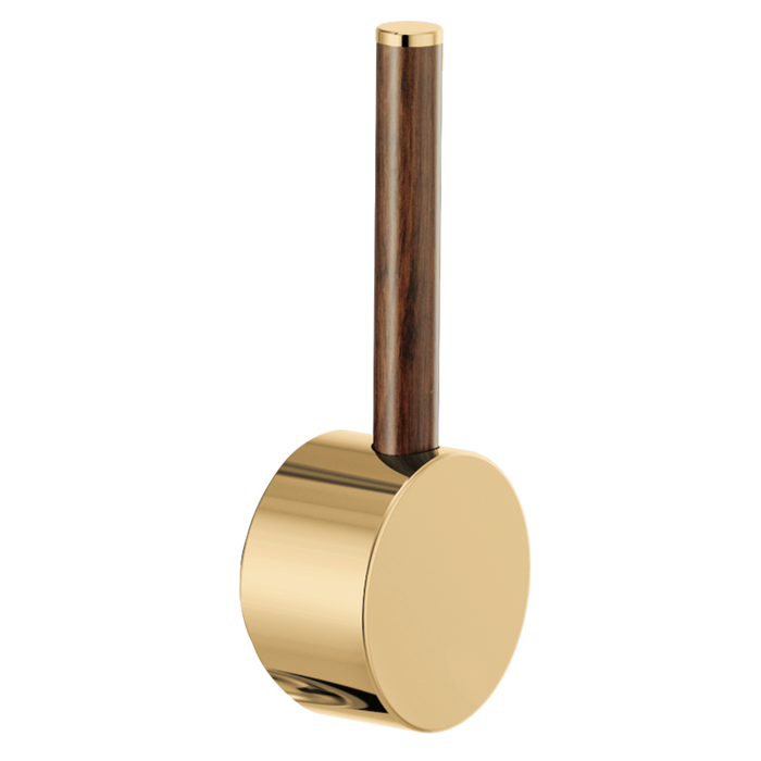 Brizo Odin HLK177 Pull-Down Faucet Wood Lever Handle Kit, polished gold wood