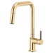 Brizo Odin HLK177 Pull-Down Faucet Wood Lever Handle Kit, polished gold wood - view 2