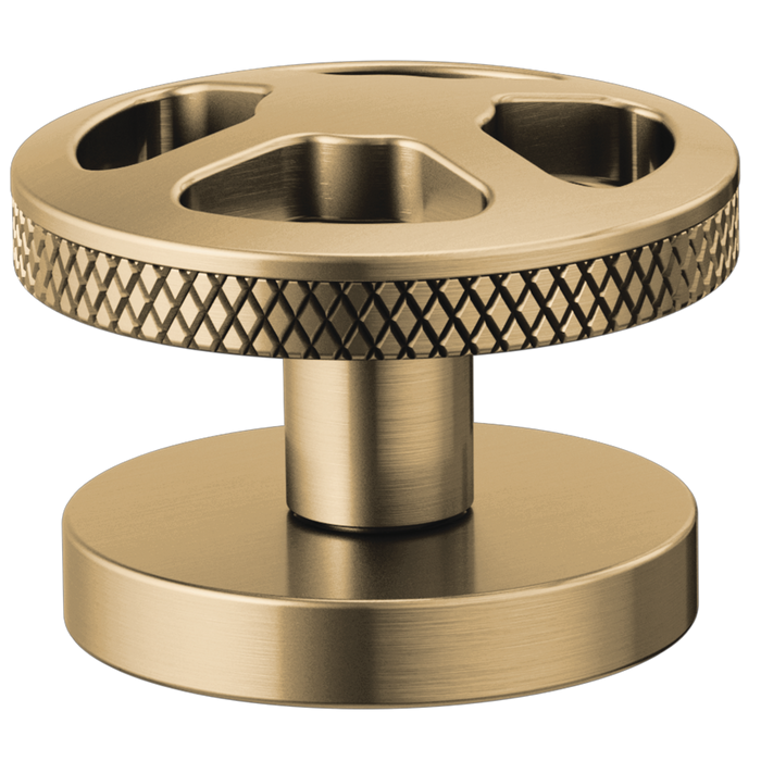 Brizo Litze HW5332 Widespread Lavatory Wheel Handle Kit, luxe gold
