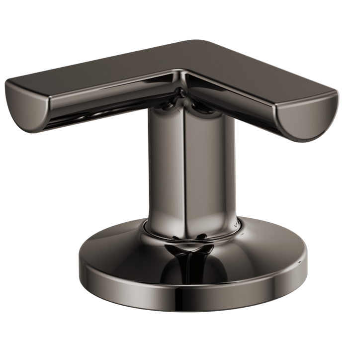Brizo Kintsu HX5306 Widespread Lavatory Cross Handle Kit, brilliance black onyx