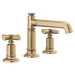 Brizo Invari HX5376 Widespread Lavatory Cross Handle Kit, luxe gold - view 3