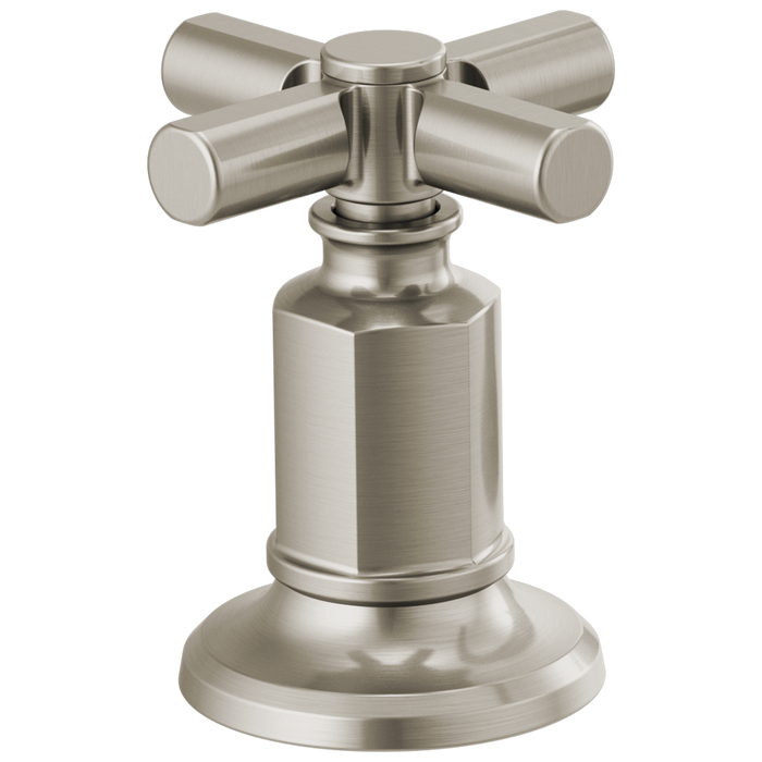 Brizo Invari HX5376 Widespread Lavatory Cross Handle Kit, luxe nickel