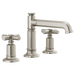 Brizo Invari HX5376 Widespread Lavatory Cross Handle Kit, luxe nickel - view 3