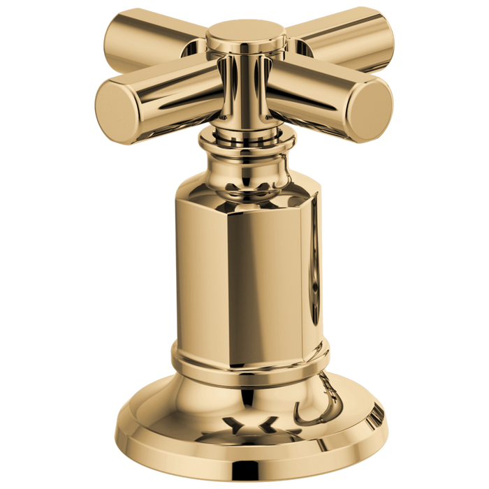 Brizo Invari HX5376 Widespread Lavatory Cross Handle Kit, polished gold