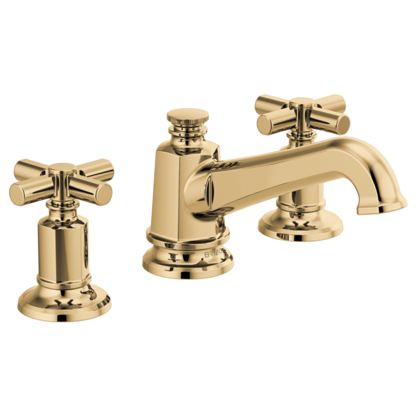 Brizo Invari HX5376 Widespread Lavatory Cross Handle Kit, polished gold - view 5