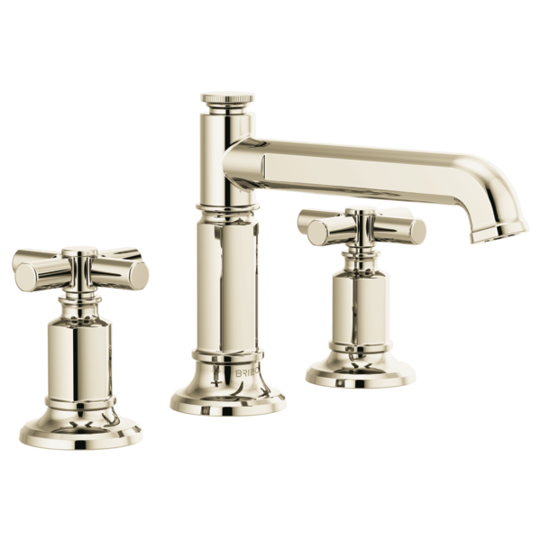 Brizo Invari HX5376 Widespread Lavatory Cross Handle Kit, polished nickel - view 2