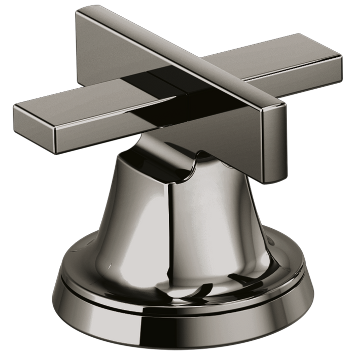 Brizo Levoir HX5397 Widespread Lavatory Low Cross Handle Kit, brilliance black onyx