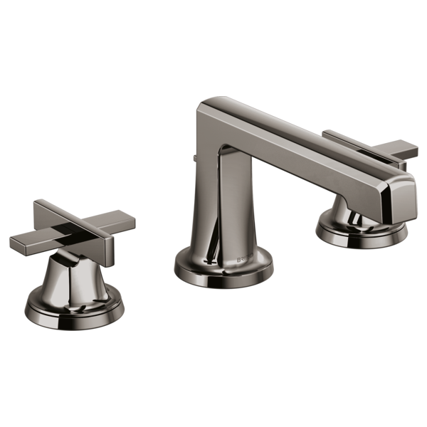 Brizo Levoir HX5397 Widespread Lavatory Low Cross Handle Kit, brilliance black onyx - view 2