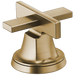 Brizo Levoir HX5397 Widespread Lavatory Low Cross Handle Kit, luxe gold