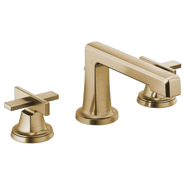 Brizo Levoir HX5397 Widespread Lavatory Low Cross Handle Kit, luxe gold - view 4