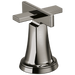 Brizo Levoir HX5398 Widespread Lavatory High Cross Handle Kit, brilliance black onyx