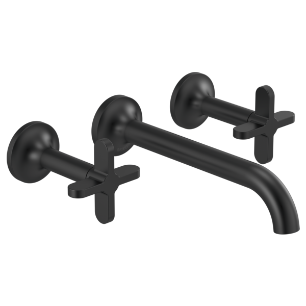 Brizo Jason Wu for Brizo HX5875 Wall Mount Lavatory Cross Handles, matte black 3 - view 4