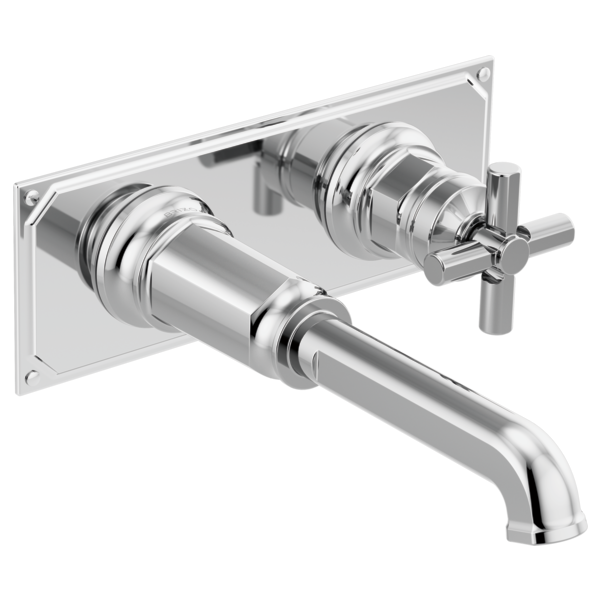 Brizo Invari HX5876 Wall Mount Lavatory Cross Handle Kit, chrome - view 5