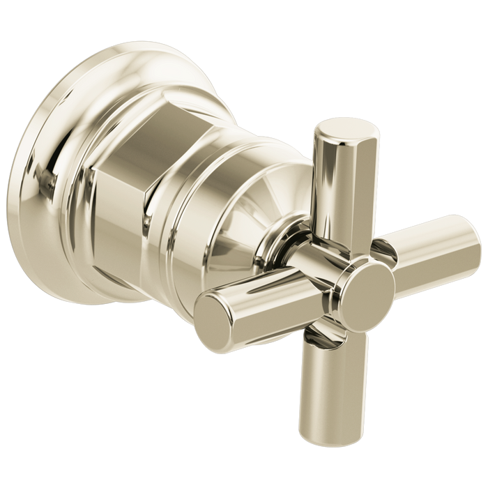 Brizo Invari HX5876 Wall Mount Lavatory Cross Handle Kit, polished nickel