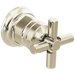 Brizo Invari HX5876 Wall Mount Lavatory Cross Handle Kit, polished nickel