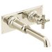 Brizo Invari HX5876 Wall Mount Lavatory Cross Handle Kit, polished nickel - view 3