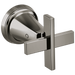 Brizo Levoir HX5898 Wall Mount Lavatory Cross Handle Kit, brilliance black onyx