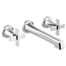 Brizo Levoir HX5898 Wall Mount Lavatory Cross Handle Kit, chrome - view 2