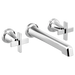 Brizo Levoir HX5898 Wall Mount Lavatory Cross Handle Kit, chrome - view 5