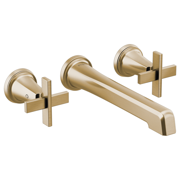 Brizo Levoir HX5898 Wall Mount Lavatory Cross Handle Kit, luxe gold - view 5
